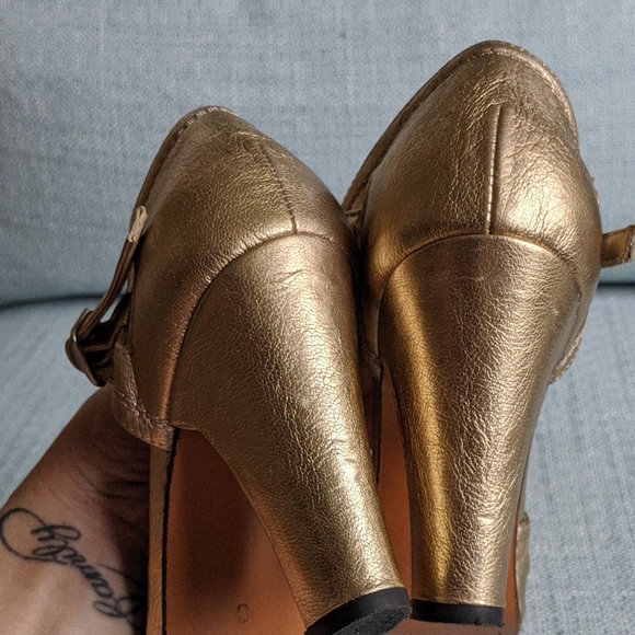 Re-Mix gold dance shoes - Picture 6 of 8